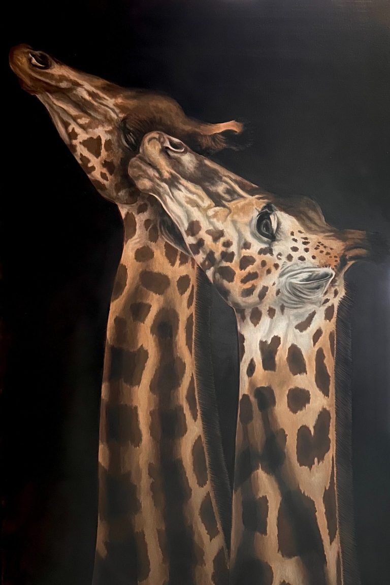 TABLEAU TIGRE BLANC